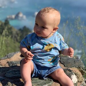 Zara Baby T-shirt and Jean Shorts